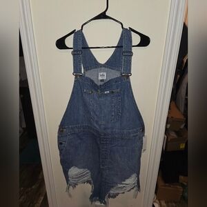 Lee Blue Denim Overalls